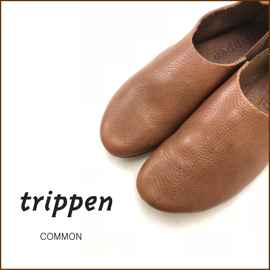 値引 新品 COMMON trippen trippen フラットシューズ COMMON レザー