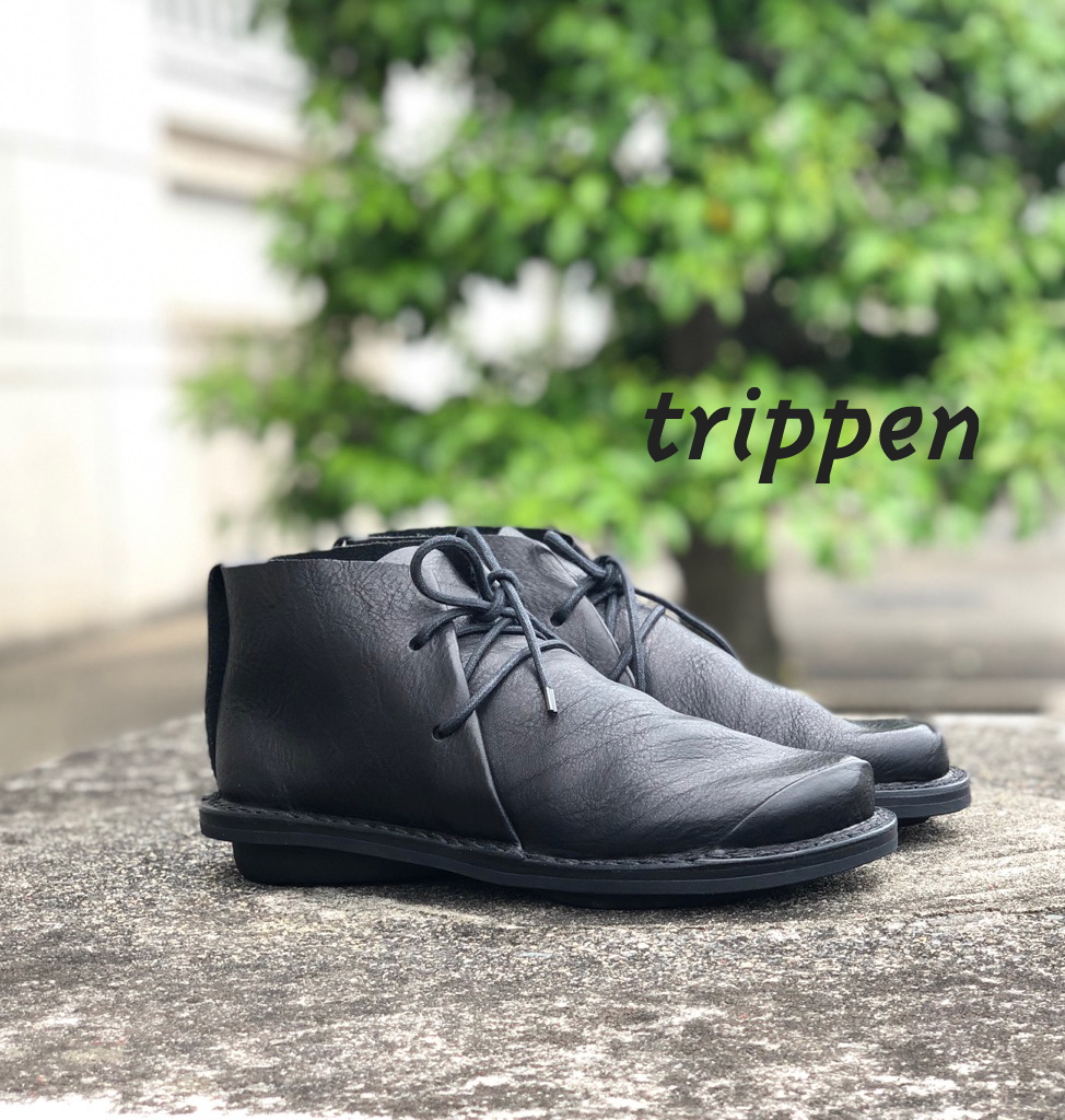 送料無料】trippen[トリッペン]/SPACE-WAW[スペース]/BLK-BK ミドル丈